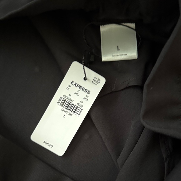 Express High Waist Black GLAM Shorts with Rhinestone Accents - Picture 3 of 11